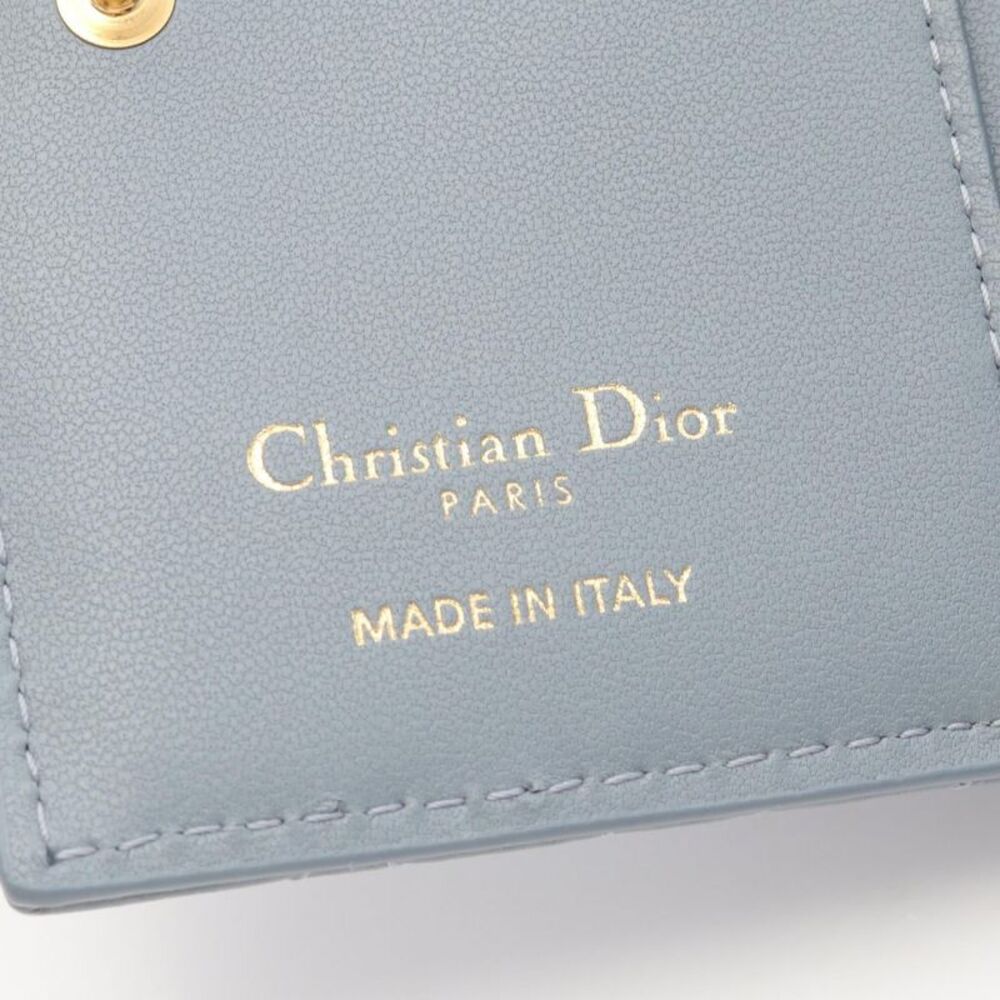 Dior Caro Dahila Leather Wallet - Picture 8 of 9